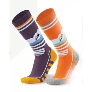 BONANGEL Kids Ski Socks Toddler Wool Warm Winter Socks Merino Wool Size Small